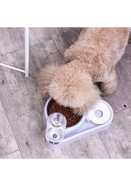 Köpek Kabı Anti-Islak Ağız Çift Kullanımlı Evcil Hayvan Kedi Otomatik Su Besleyici Çift Içme Kabı (Mavi) (Yurt Dışından) indirimleri