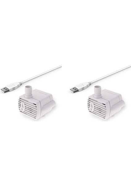 2x Ultra Sessiz Su Pompası Evcil Hayvan Çeşmeleri Için USB Dalgıç DC5V (Yurt Dışından)