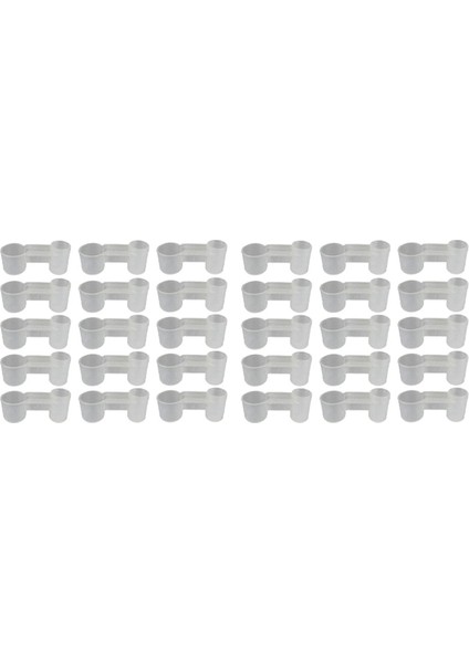 30 Adet Plastik Soda Su Şişesi Kuş Suluk Besleyici Bardak Tavuk Güvercinler Yalak Hayvan Besleme Aksesuarları (Yurt Dışından)