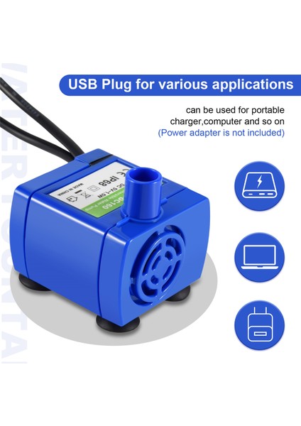 Kedi Su Çeşmesi Pompası, Evcil Hayvan Pompası Yedek Parçası - Yuvarlak, Çiçek Kapağı Için DC160 Motor (Yurt Dışından) indirimleri
