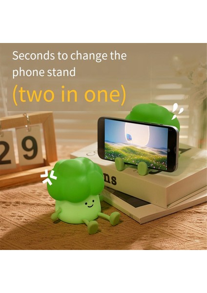 Sevimli Brokoli Gece Lambası Çocuklar LED Uyku Lambası Yürümeye Başlayan Çocuk Dekorasyonu Karikatür Bebek Başucu Eşlikçisi (Yurt Dışından) fırsatları