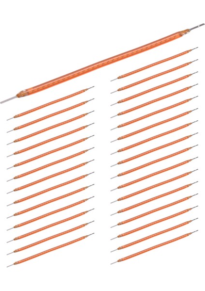 30 Adet 3V Ultra Ince LED Esnek Filament 60MM Retro Ampul Parçaları Diyot Aydınlatma Pembe Işık (Yurt Dışından)