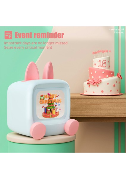 Mini Tv Gece Lambası Masaüstü Dekorasyon Müzik Bluetooth Wifi Uygulama Akıllı Kontrol Stoklar Fotoğraflar Dıy Ekran Noel Hediyesi B (Yurt Dışından) fiyatları