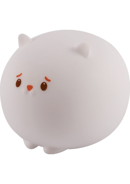 LED USB Lamba Renkli Silikon Kedi Gece Lambası Sevimli Hayvan Yumuşak Karikatür Lambalar Çocuklar Için Yatak Odası Bebek Noel Hediyesi A (Yurt Dışından)