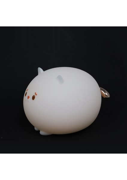 LED USB Lamba Renkli Silikon Kedi Gece Lambası Sevimli Hayvan Yumuşak Karikatür Lambalar Çocuklar Için Yatak Odası Bebek Noel Hediyesi A (Yurt Dışından) fırsatları