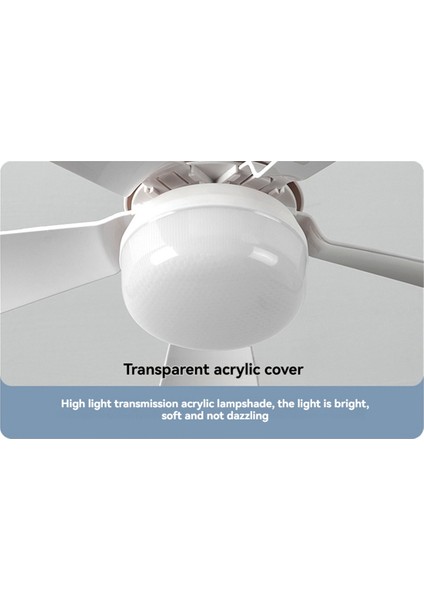 Uzaktan Kumandalı Soket Fan Işığı Mesafe 5m E27 3-Hızlı Kısılabilir LED Taban Voltaj 85-265V 40W Siyah (Yurt Dışından)