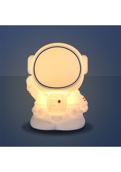 LED Göz Koruma Gece Lambası Astronot Silikon Çırpınan Lamba Çocuk Yatak Başucu Yurt Duygusal Atmosfer (Yurt Dışından)