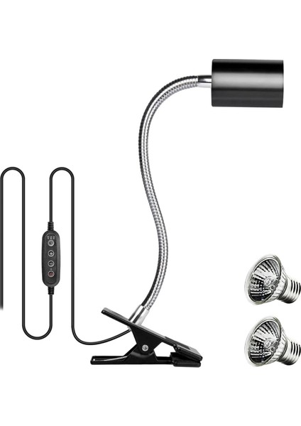 Ab Fişi, 50W Halojen Ampul Dahil Sürüngen Isıtma Lambası Akvaryum Tankı Isıtma Lambaları Kaplumbağa Kertenkele Yılan Teraryum Için (Yurt Dışından)