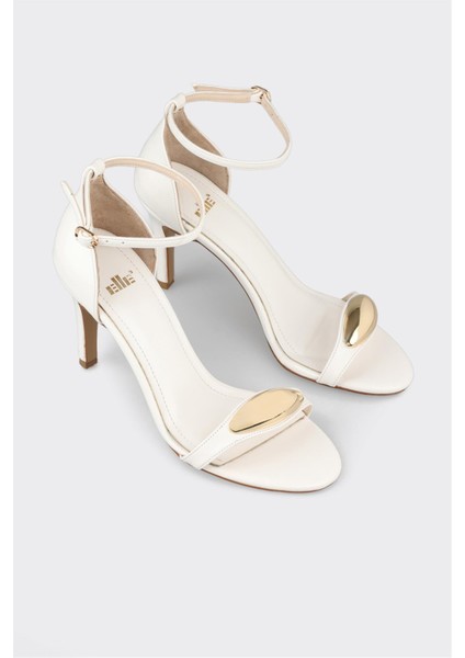 Beyaz Kadın Topuklu Sandalet fiyatları