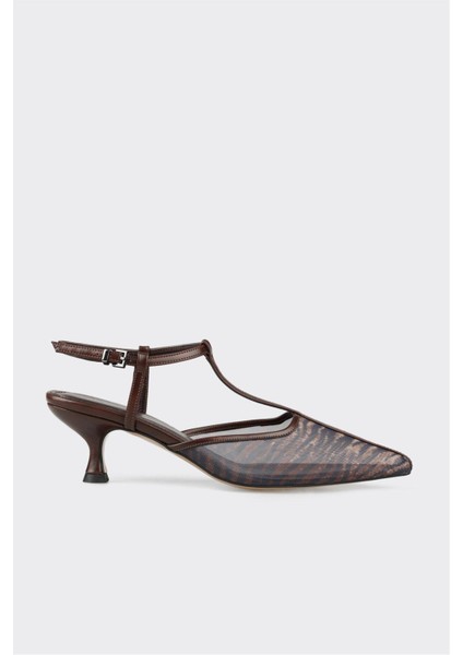 Kahve Kadın Topuklu Ayakkabı