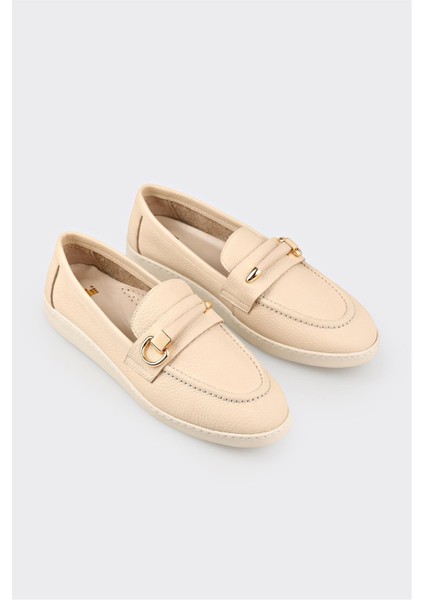 Bej Deri Kadın Günlük Ayakkabı fiyatları