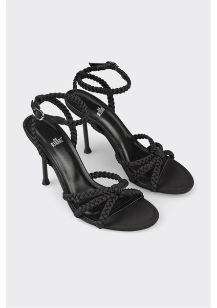 Siyah Kadın Topuklu Sandalet fiyatları