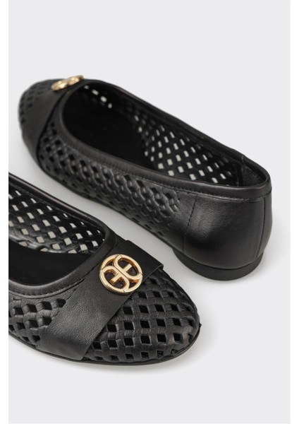 Siyah Deri Kadın Günlük Ayakkabı indirimleri