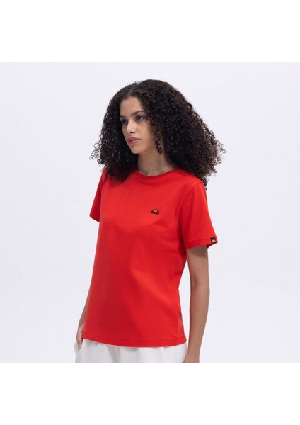 Ellesse EF174-RD Bisiklet Yaka Kadın T-Shirt - Kırmızı modelleri