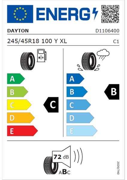 245/45 R18 100Y Xl Tourıng 2 Oto Yaz Lastiği (Üretim Yılı:2025)
