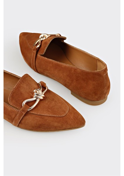 Taba Deri Kadın Günlük Ayakkabı indirimleri