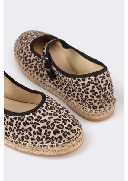 Naturel Deri Kadın Espadril