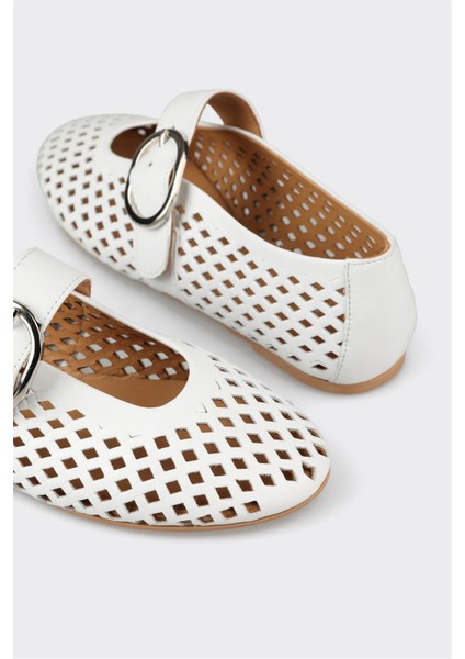 Beyaz Deri Kadın Günlük Ayakkabı indirimleri