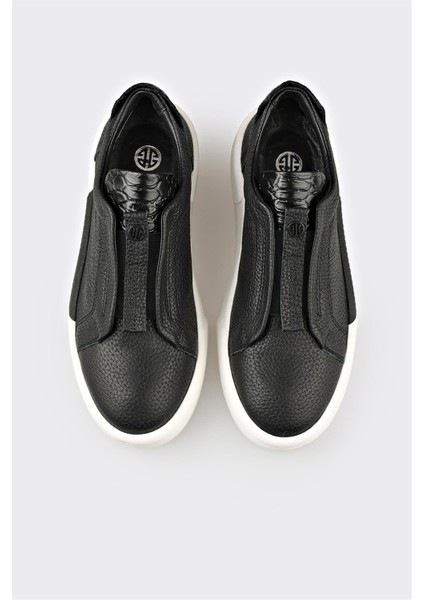 Siyah Deri Kadın Spor Ayakkabı fırsatları