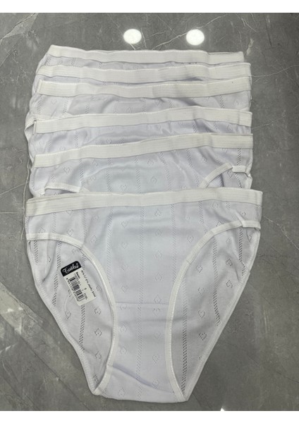 Bayan 6'lı Jakarlı Bikini Külot