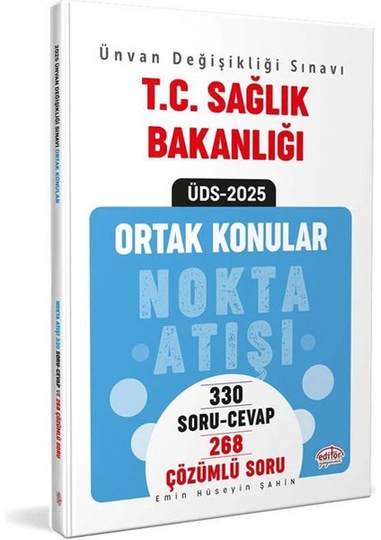 2025 Üds Sağlık Bakanlığı Tıbbi Sekreter Soru Deneme ve Ortak Konular Nokta Atışı Kitabı Seti