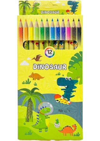 Renkli Kalemler 12 Renk Set Çizim Kalemleri Çocuk Ödülleri Okul Malzemeleri (Yurt Dışından)
