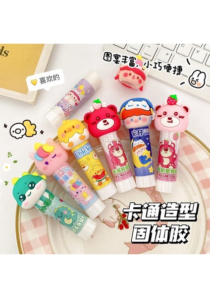 Kawaii Estetik Kırtasiye Malzemeleri, Ofis Aksesuarları, Kırtasiye Malzemeleri, Sevimli Karikatür El Yapımı Düz Renk Düz Tutkal (Yurt Dışından) fırsatları