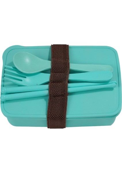 Bambu Elyaflı Öğle Yemeği Kutusu Mikrodalgada Plastik Gıda Saklama Kutusu Japon Isıtmalı Büyük Kapasiteli Öğle Yemeği Kutusu (Yurt Dışından)