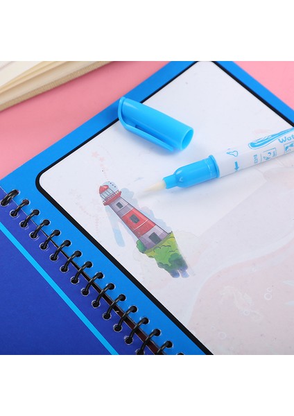 Sihirli Su Boyama Kitabı Yaratıcı Çocuk Eğitici Su Boyama Doodle Kitabı Tekrarlanabilir Sihirli Su Boyama Kitabı (Yurt Dışından) fırsatları