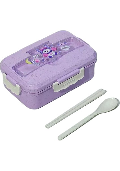 Karikatür Öğrenciler Ayrılmış Öğle Yemeği Kutusu Öğrencilere Özel Öğle Yemeği Kutusu Yüksek Değerli Koruma Kutusu Mikrodalga Isıtma Öğle Yemeği Kutusu (Yurt Dışından)