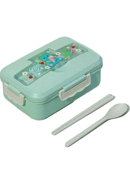 Karikatür Öğrenciler Ayrılmış Öğle Yemeği Kutusu Öğrencilere Özel Öğle Yemeği Kutusu Yüksek Değerli Koruma Kutusu Mikrodalga Isıtma Öğle Yemeği Kutusu (Yurt Dışından)