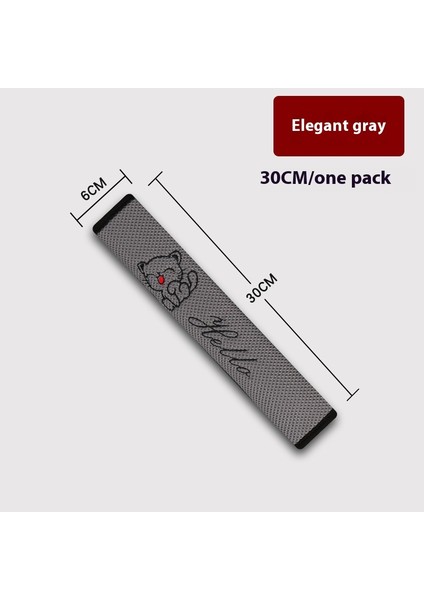 Araba Emniyet Kemeri Omuz Pedi Kapağı Yaratıcı Karikatür Nakış Araba Anti Boğulma Sigorta Kemeri Araba Malzemeleri Dekoratif Koruyucu Kapak (Yurt Dışından)