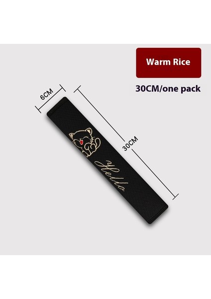 Araba Emniyet Kemeri Omuz Pedi Kapağı Yaratıcı Karikatür Nakış Araba Anti Boğulma Sigorta Kemeri Araba Malzemeleri Dekoratif Koruyucu Kapak (Yurt Dışından)