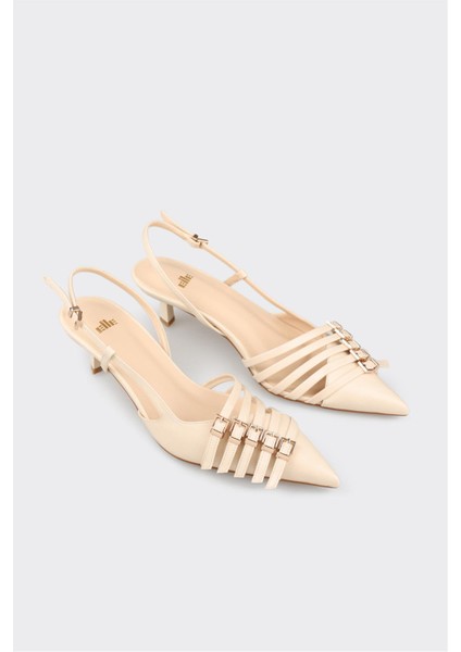 Ekru Kadın Topuklu Ayakkabı fiyatları