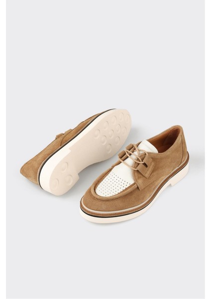 Naturel Deri Kadın Günlük Ayakkabı modelleri