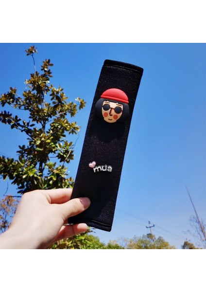 Araba Emniyet Kemeri Omuz Kol Karikatür Sigorta Kemeri Evrensel Çift Anti Boğulma Araba Koruyucu Kol Araba Iç Aksesuarları (Yurt Dışından)