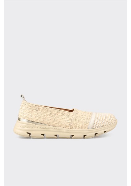 Bej Kadın Spor Ayakkabı