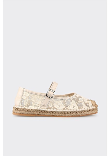 Ekru Kadın Espadril