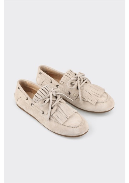 Bej Deri Kadın Günlük Ayakkabı fiyatları