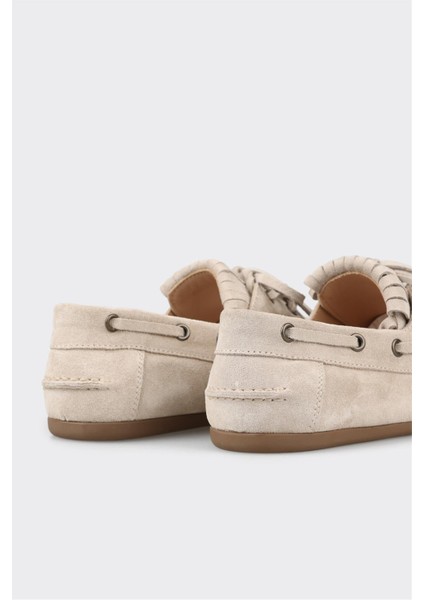 Bej Deri Kadın Günlük Ayakkabı indirimleri