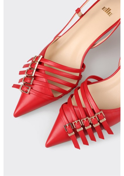 Kırmızı Kadın Topuklu Ayakkabı fırsatları
