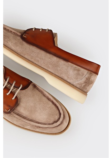 Bej Deri Erkek Günlük Ayakkabı indirimleri