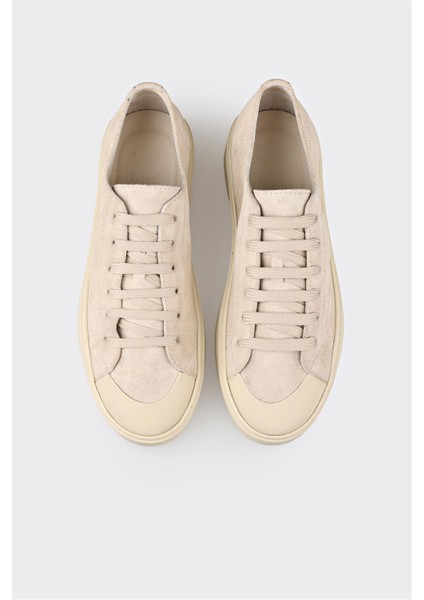 Bej Deri Kadın Spor Ayakkabı fırsatları