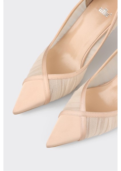 Bej Kadın Topuklu Ayakkabı fırsatları