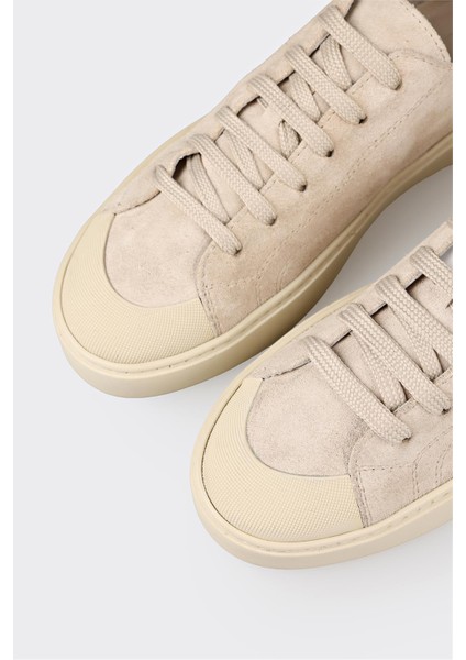 Bej Deri Kadın Spor Ayakkabı indirimleri