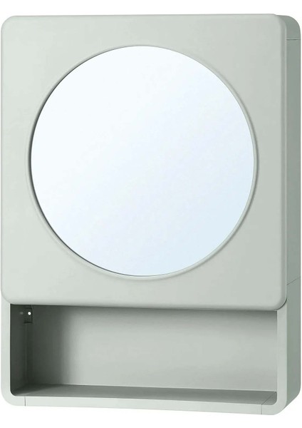 Aynalı Banyo Duvar Dolabı Raflı 44X59CM Plastik Dolap LA008 fiyatları