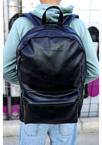 Bartiniavm CNT006 Cilt Deri Erkek Sırt Çantası Sıyah fiyatları