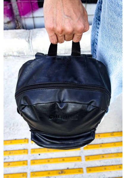 Bartiniavm CNT006 Cilt Deri Erkek Sırt Çantası Sıyah fırsatları