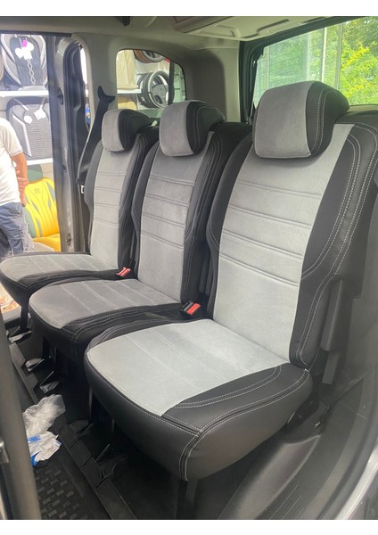 Citroen Berlingo Araca Özel Oto Koltuk Kılıfı - Tay Tüyü ve Deri modelleri