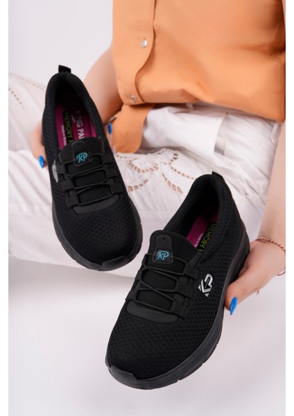 Kadın Siyah Memory Foam Clima Comfort Günlük Ayakkabı